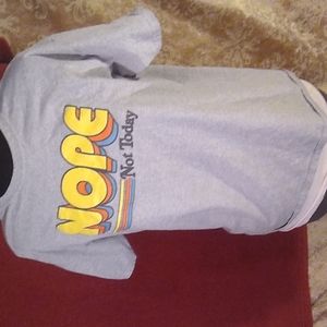 Vintage distressed Sz. L 'DOM' "NOPE" Tee-shirt